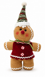Fleece Gingerbread Christmas Figurine