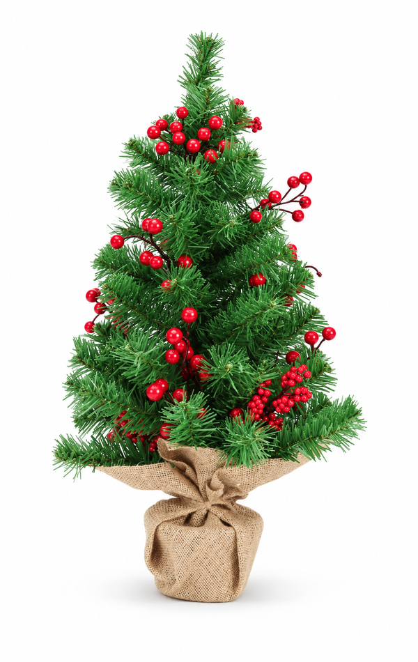 Red Berry Tabletop Christmas Tree 60 cm