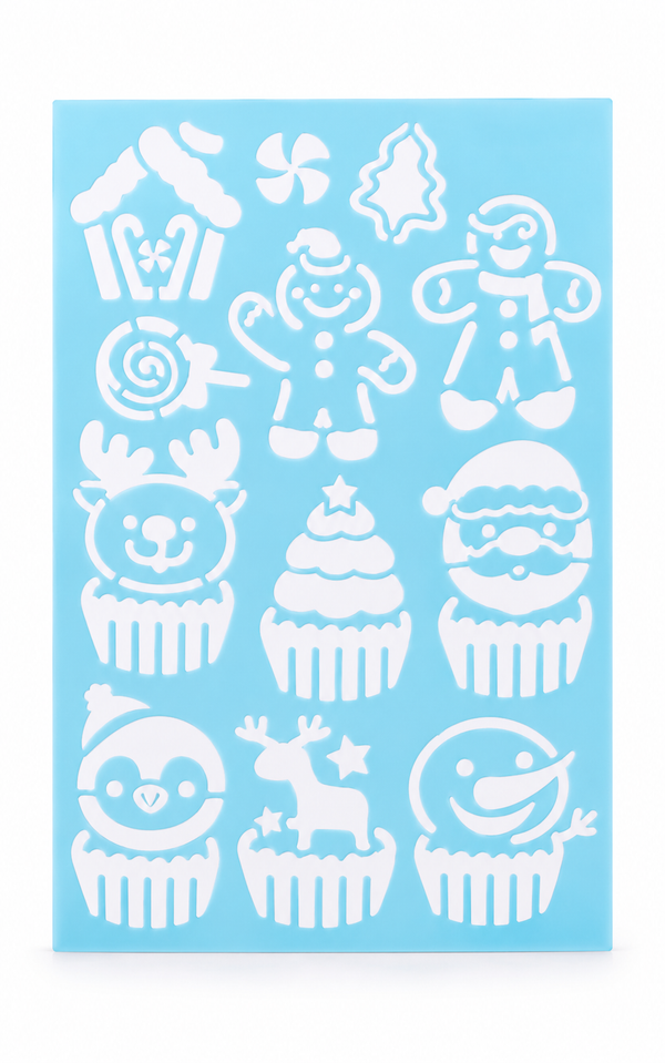 Christmas Snow Spray Stencil