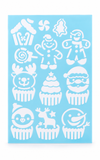 Christmas Snow Spray Stencil