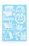 Christmas Snow Spray Stencil
