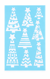 Christmas Snow Spray Stencil