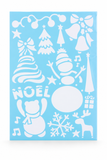Christmas Snow Spray Stencil