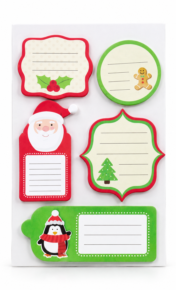 Christmas Sticky Notes - 110 Pieces