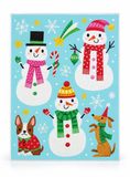 Merry Mix Glitter Christmas Window Clings