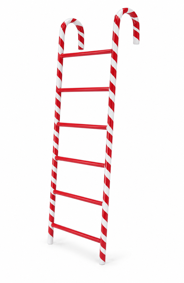 Decorative Metal Candy Cane Ladder – 60cm
