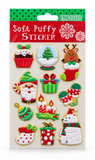 Cute Christmas Puffy Stickers