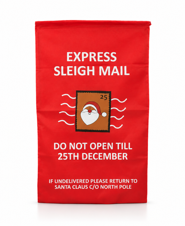 Giant Express Sleigh Mail Santa Sack - 100 x 60 cm