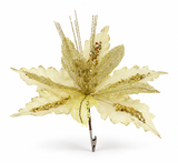 Sequin Poinsettia Clip – 32cm