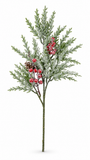 Icy Glitter Foliage Spray – 48cm