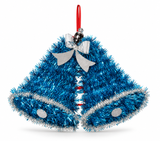 Tinsel Twin Christmas Bells Plaque