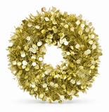 Matte Dot Tinsel Christmas Wreath 45 cm