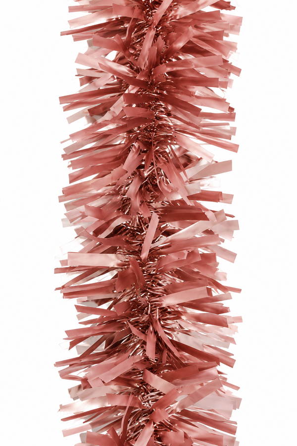 Matte Pink Christmas Tinsel – 2m