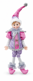 Frosted Pink and Purple Elf Decoration – 38cm