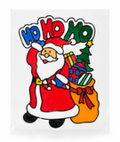 Glitter Christmas Window Stickers - 35 cm