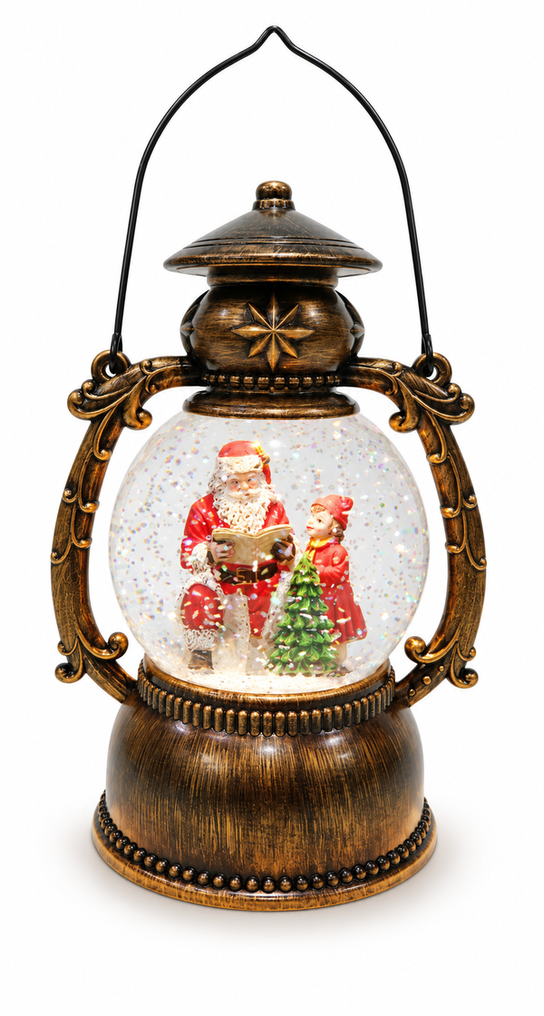 LED Musical Round Christmas Lantern