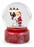 LED Musical Snow-Spin Frosty Christmas Globe