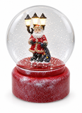 LED Musical Snow-Spin Frosty Christmas Globe