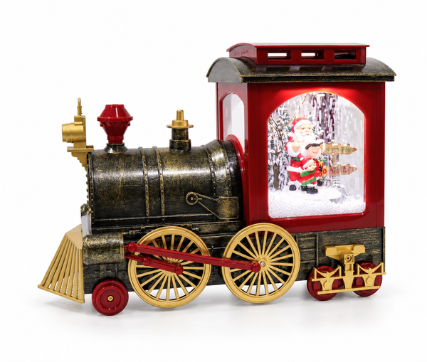 Musical Snow Train Decoration – 31 cm