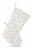 Soft Plush Foil-Star Christmas Stocking - 52 cm