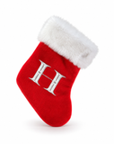 Silver Initial Mini Tree Stocking - 22 cm
