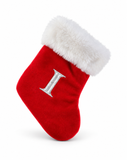Silver Initial Mini Tree Stocking - 22 cm