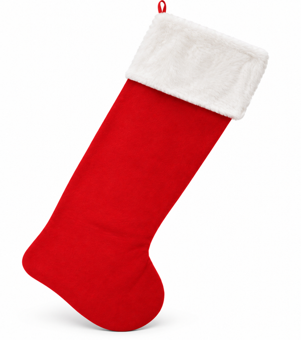 Huge Red Felt Christmas Stocking - 110 cm