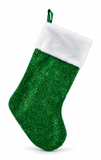 Tinsel Christmas Stocking - 40 cm