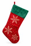 Snowflake Christmas Stocking - 53 cm