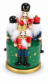 Rotating Nutcracker Soldiers Music Box
