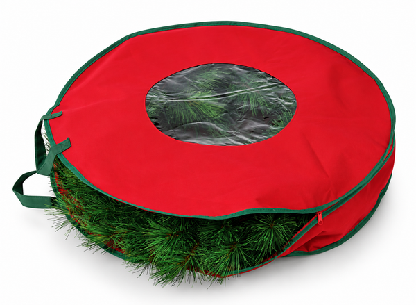Round Christmas Wreath Storage Bag
