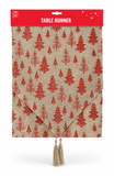 Glitter Print Christmas Table Runner – 180 cm