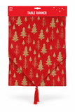 Glitter Print Christmas Table Runner – 180 cm