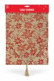 Glitter Print Christmas Table Runner – 180 cm
