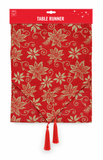 Glitter Print Christmas Table Runner – 180 cm
