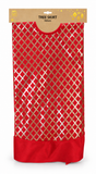 Red and Gold Foil Christmas Tree Skirt 100 cm