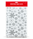 Gold and Silver Print PEVA Christmas Tablecloth – 130 × 180 cm