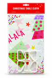 PEVA Christmas Tablecloth with Clamps