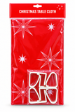 PEVA Christmas Tablecloth with Clamps