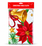 Flannel-Backed PEVA Christmas Tablecloth