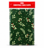 Flannel-Backed PEVA Christmas Tablecloth