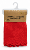 Festive Jacquard Tablecloth – 150 × 225 cm