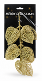 Glitter Leaf Picks – 30cm, 3 Pack
