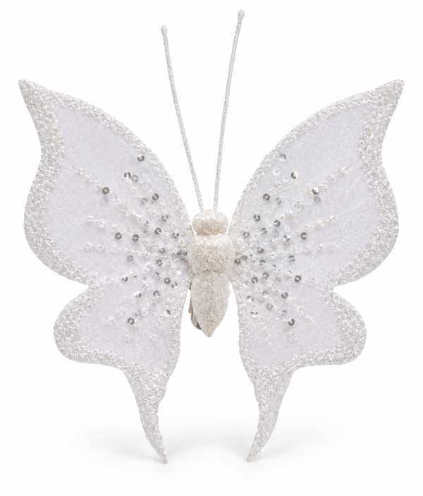 Velvet Butterfly Clips – 17cm, 2 Pack