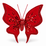 Velvet Butterfly Clips – 17cm, 2 Pack