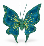 Velvet Butterfly Clips – 17cm, 2 Pack