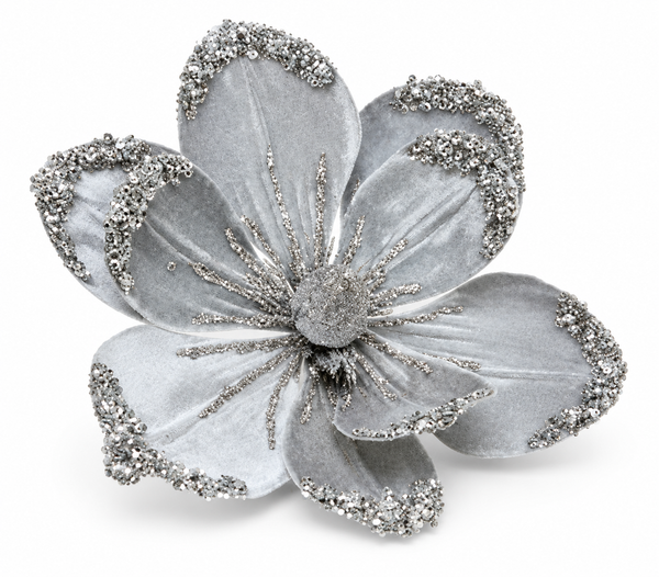 Magnolia Glitter Clip
