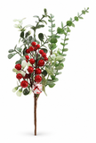 Foliage and Berry Pick with Bell – 32cm