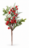 Foliage and Berry Pick with Bell – 32cm