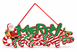 Glitter Merry Christmas Plaque – 42 cm